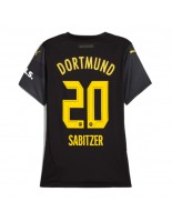 Borussia Dortmund Marcel Sabitzer #20 Venkovní Dres pro Dámské 2024-25 Krátký Rukáv